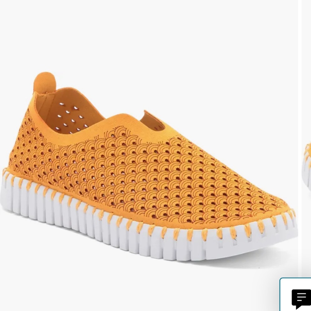 Ilse Jacobsen Yellow Tulip Slip-On Sneakers Size 39